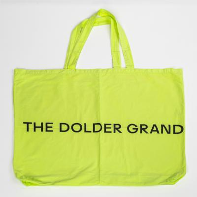 Dolder beachbag yellow / black