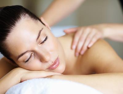 Moorpackung mit Rücken-Nacken-Massage