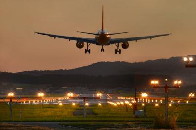 Airport at Sunset