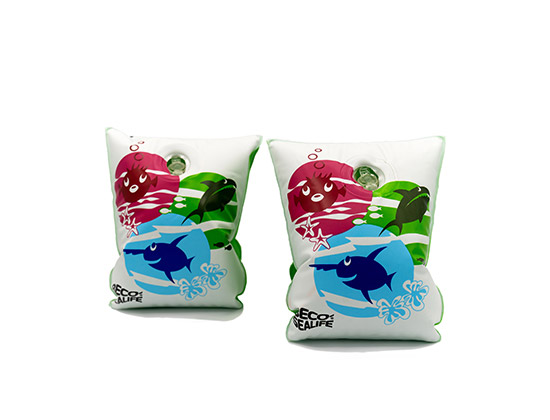 1 paar Schwimmflügel mit buntem Motiv