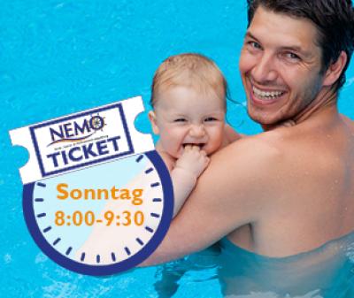 Eintritt Plansch & Schwitz Familienzeit - SONNTAG 8:00 - 9:30 Uhr