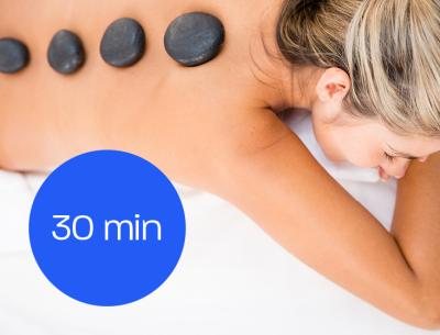 Hot Stone Back Massage 30 min